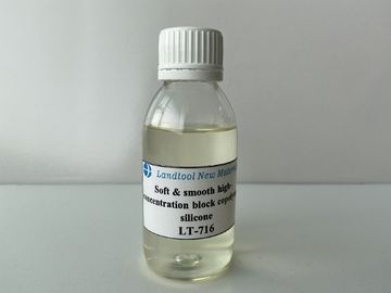 Emulsão de silicone do copolímero do índice contínuo de 40% com o Handfeel liso macio